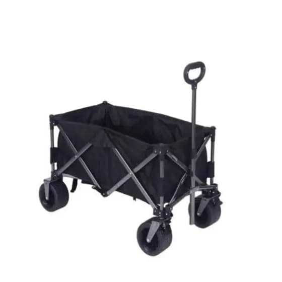 Carrinho Multiuso Para Camping Até 100kg Dobrável Camping Pesca Compras