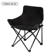Cadeira de Pesca e Camping Dobrável c/ Bolso 150Kg
