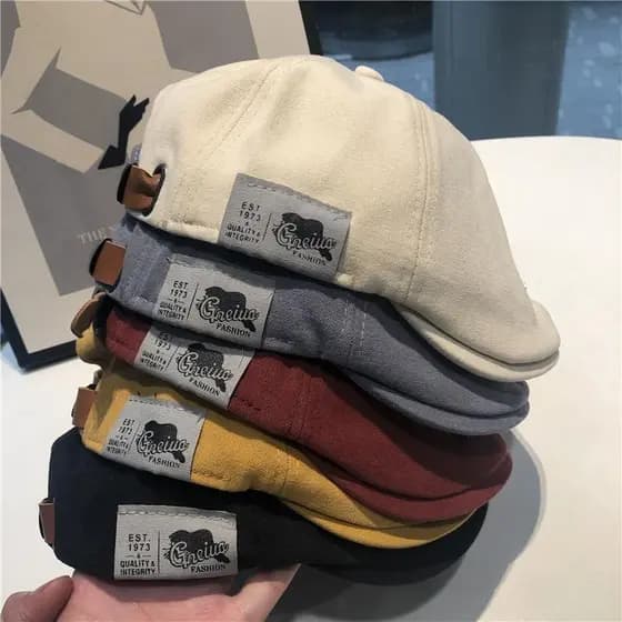 Boné De Algodão Peaky Blinders Caps For Men Hats Berets British Western Style Ivy Cap Clássico De Inverno Mulher Boina D