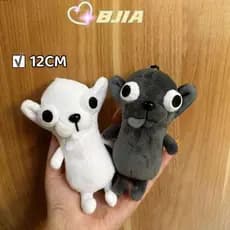 BJIA Chihuahua Pingente De Pelúcia , Brinquedos Macios Para De 12/24 Cm , Boneca Criativa Adorável Decoração De Casa