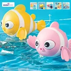 Brinquedo de Banho Tartaruguinha A Corda Que Nada Sozinha Água Banheira E Piscina Bebê