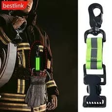 BESTLINK Multiuso Reflexivo Luvas De Bombeiro Clipe Cabide Gancho Anti-Queda Suporte Para Trabalho Chaves De Garrafa De