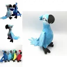Filme Rio 30cm Boneca De Pelúcia Papagaio Pássaro Recheado Com De Animal Macia Para Brinquedos Presente Crianças