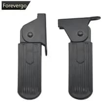 FOREVERGO 2 Peças 5cm 7cm Motocicleta Bicicleta Elétrica Pedais Dobráveis Assento Traseiro Suporte Para Pés A1C3