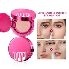 OVP Cushion de Maquiagem de Longa Duração: Hidratante, Leve, Controlador de Oleosidade, Corretivo, Cushion de Maquiagem