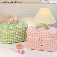 # weicheng Bolsa De Maquiagem Com Organizador De Viagem De Grande Capacidade Cosméticos De Alta Beleza Armazenamento Por