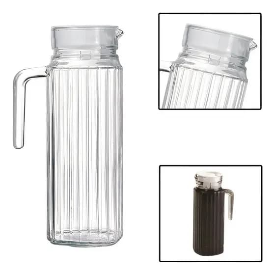 Jarra De Vidro Riviera 950ml Água Sucos Chás E Drinks Transparente