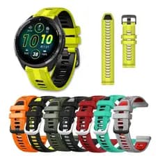 Pulseira Para Garmin Forerunner 255 255 Music 22mm Colorida