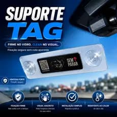 Suporte Base para TAG Sem Parar, Suporte Para-Brisa de Veículos