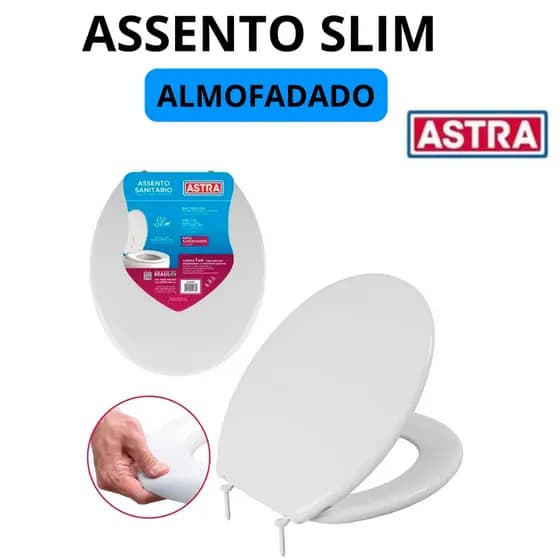 Assento Sanitário SLIM Oval ASTRA