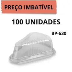 embalagem fatia de bolo tortas BP-630 com 100 unidades