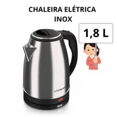 Chaleira Elétrica Unitermi Atacama Inox 1,8L com Desligamento Automático