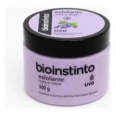 Esfoliante Corporal e Facial Uva Bio Instinto 300g Skincare Limpeza Profunda