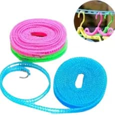 Kit Com 3 Peças Cordas de Varal de Nylon Antiderrapante – Ajustável | 5 Metros Cada