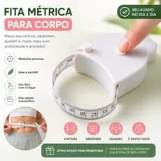 Fita Métrica Corporal 150cm: Retrátil, Portátil e Automática, Ideal para Academias e Nutricionistas