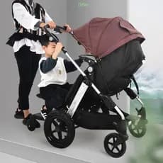 Adaptador Pedal Para Carrinho Difier, Reboque Auxiliar Segunda Criança, Gêmeos, Scooter, Hitchhiker