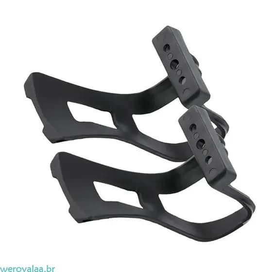 Weroyala Pedal Meio Clipe Estrada Alças Mountain Bike Ciclismo Pedais Toe Acce