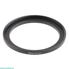 weroyalaa Metal 58mm-67mm Adaptador Anel Lente Filtro Intensificador 58-67 mm 58 A 67 Stepping