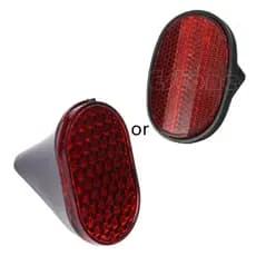 Vermelho Bicicletas Falou Refletores Oval Paralama Ciclismo Ar Luz