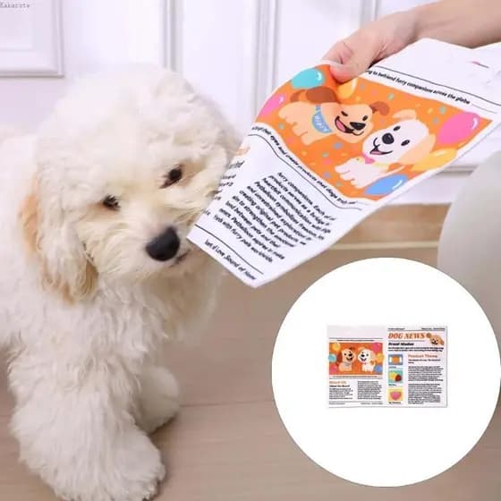 Safe Chew Toy Simulação Jornal Dentes Brinquedo Para Tédio Cão Mental