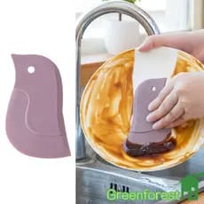 greenfor Fun Penguins Designs Raspadores Cozinha Silicone Flexível Ferramenta Cozimento Limpeza Sujeira E Gr