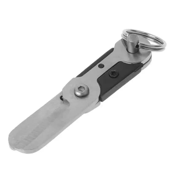 Ste Outdoor Survival Spring Scissor Pocket Tool Para Chaveiro Inoxidável