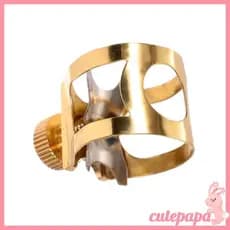 cutepa Saxofone Ligadura Prendedor Metal Clipe Bocal Acessórios