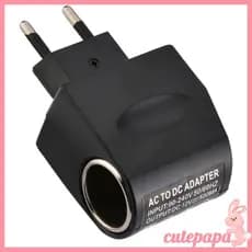 cutepa Conversor Energia Para Isqueiro Automático AC 220V Adaptador 12V Tomada