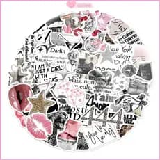 DALEE 50 Peças Adesivo Diário À Prova D Estético Para Animais Estimação Caderno Garrafa Scrapbooking