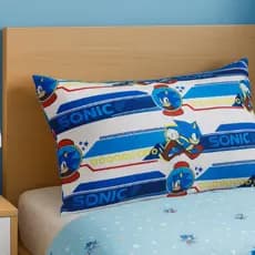Kit 5 Fronhas Infantil Sonic Tamanho 50x70