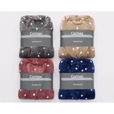 Roupão Feminino Soft Peluciado Poá Inverno Super Macio Quentinho com Faixa Tam Unico