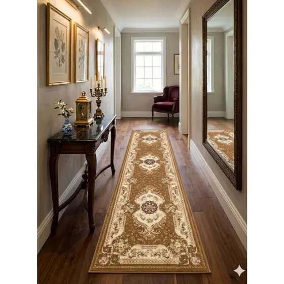 Passadeira Floral Indiano – Acabamento em Viés Premium Antiderrapante 2,00m x 0,60cm