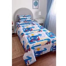 Jogo de Lençol Infantil Cama SOLTEIRO 3 Peças Estampado SONIC