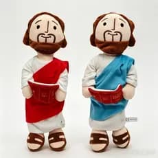 32cm Pelúcia Jesus Cristo Toque Super Macio com Algodão PP Presente para Crianças