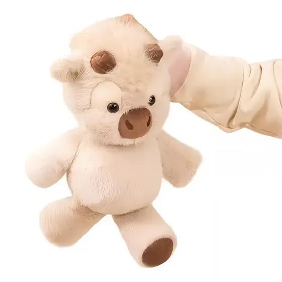 40cm Pelúcia de Boi Highland Bezerro Fofa e Macio Boneca Criativo e Divertido Presente para Criança