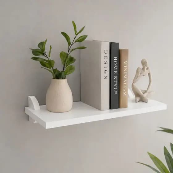 Prateleira 40x20cm com Suporte Águia – Para Livros, Plantas Decoração e enfeites Sala,banheiro,escritorio,quarto