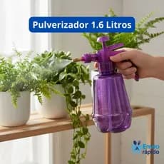 Pulverizador Pressão Manual 1.6 Litros Borrifador Plantas Bico Regulável Spray Água - Sortido