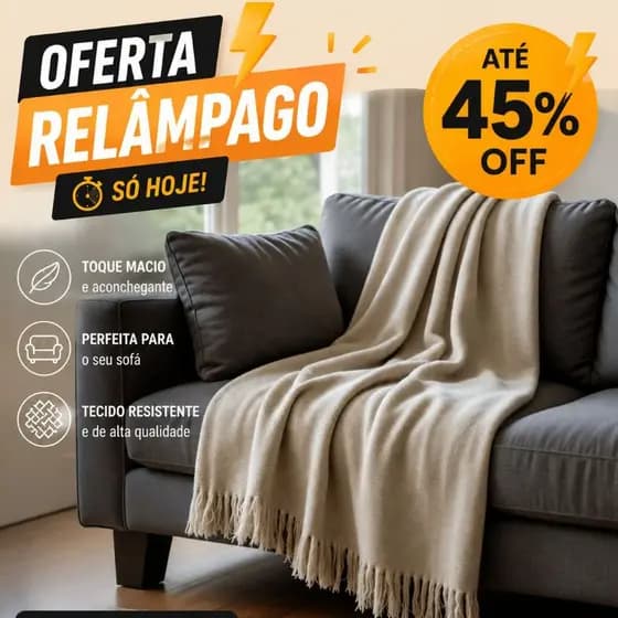 Manta Para Sofá De Sofá 3,00m x 1,80m Gigante Grande Premium Luxo Protetora Decorativa Envio Rápido