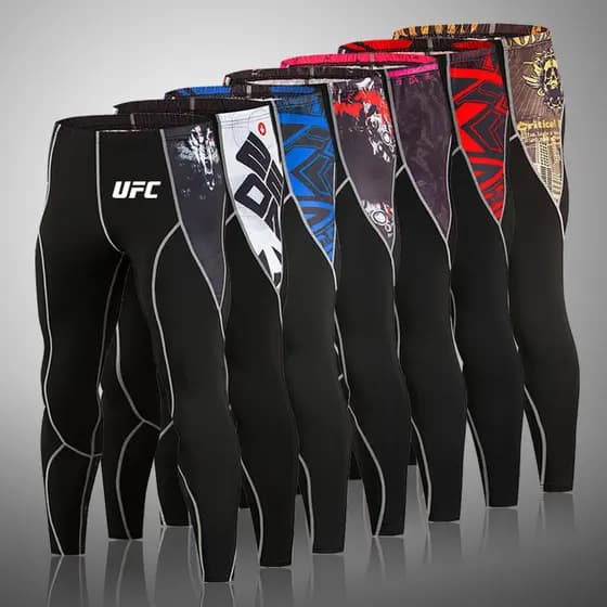 Homens Correndo Collants Compressão Basquete Leggings Camada Jogging Ciclismo Roupas Esportivas Plus Size 4XL