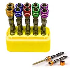 10 Kits Bits Ponteira Dupla Magnetica Imantada Com Limitador Parafusadeira ph2