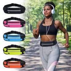 Pochete Fitness Impermeável Porta Celular Água Corrida Academia Bike Caminhada Trilha Camping