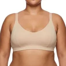 Sutiã Top Plus Size sem Bojo e sem Aro com Alça Larga Regulável Super Confortável Alta Sustentação