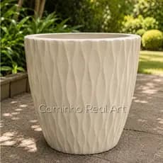 Vaso Ondulado P, M e G - Vaso de Polietileno Decorativo