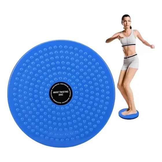 Disco de Torção de Cintura Twist, Cardio Modelador de Corpo - AZUL