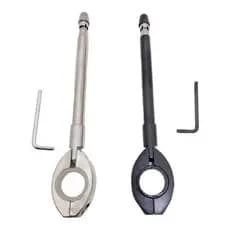 Antena Corta Pipa Moto Retrátil Anti Cerol Aço Inox Guidão
