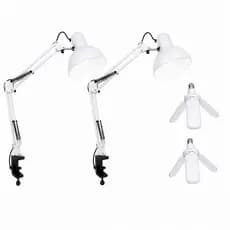 Luminária de Mesa Pixar GRANDE Articulada + Lampada Pétala 45w Super Branca Manicure