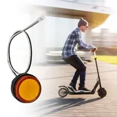 LI * Luz Sinalização Mudança Direção Para Scooter Elétrica Aviso Do Indicador