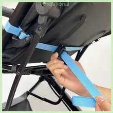 R Multi Marca Carrinhos Ajustador Cinto Nylon Compacto Viagem Amigável