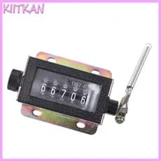 KIITK Contador Mecânico Manual Portátil Display 5 Dígitos 0-99999 Para Equipamentos Têxteis , Operação Tricô
