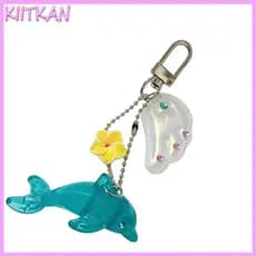 KIITK Férias Golfinho Porta-Chaves Chaveiro Inspirado Liga Ornamento